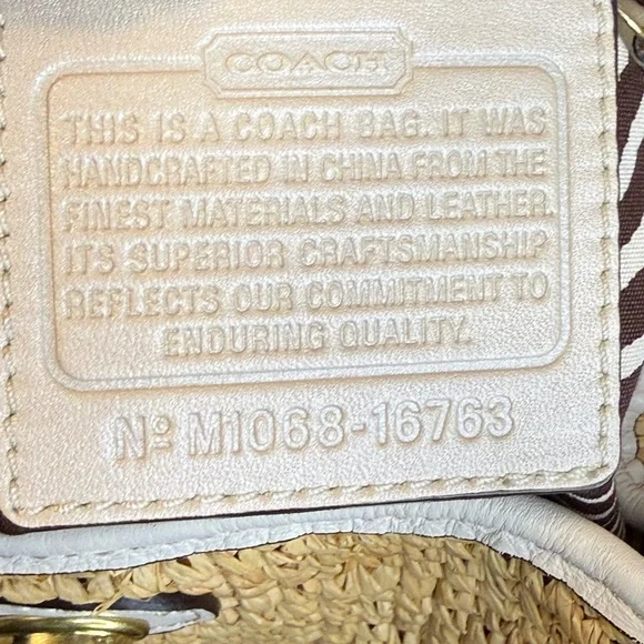 Coach Hampton Floral Applique Purse